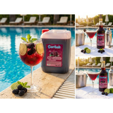 çardak konsantre meyve aromalı içecek 1+5 vişne ve karadut 5 lt