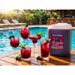 çardak konsantre meyve aromalı içecek 1+5 portakal ve karadut 5 lt