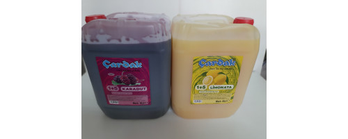 çardak konsantre meyve aromalı içecek 1+5 limonata ve karadut 5 lt