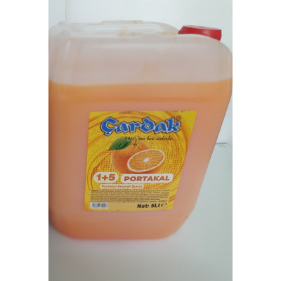 çardak konsantre meyve aromalı içecek 1+5 portakal 5 lt