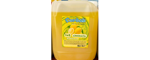 çardak konsantre meyve aromalı içecek 1+5 limonata 5 kg 2 adet