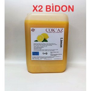 Çok'az Konsantre Meyve Aromalı Şurup 1+9 LİMON  5 lt X 2 BİDON