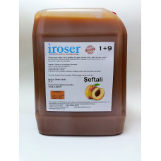 iroser konsantre meyve aromalı şurup 1+9 şeftali 5 lt