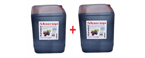 Shurup Konsantre Meyve Aromalı İçecek 2 'Li Karadut + karadut 5,7 kg  1+9