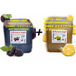 Shurup  Konsantre Meyve Aromalı İçecek 2 'Li Karadut + Limon 5,7 kg 1+9