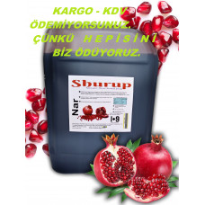 Shurup Konsantre Meyve Aromalı İçecek  5,7 kg   Nar  1+9