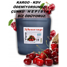 Shurup Konsantre Meyve Aromalı İçecek  5,7 kg   Vişne  1+9