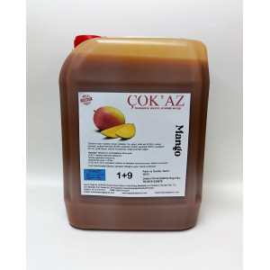 Çok'az Konsantre Meyve Aromalı Şurup 1+9 MANGO 5 lt