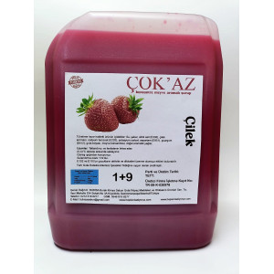 Çok'az Konsantre Meyve Aromalı Şurup 1+9  ÇİLEK 5 LT 